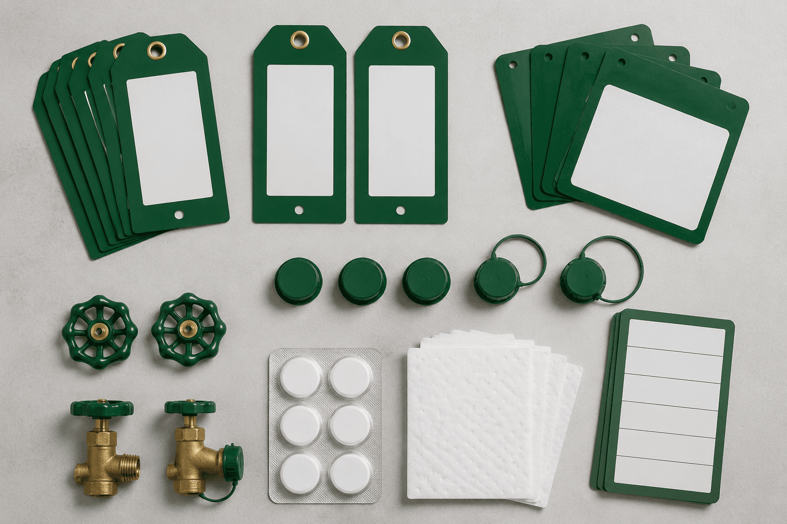 Manual valve tag and locator kit